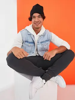 کلاه بافت مردانه  سیاه  ال سی وایکیکی