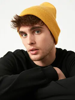 کلاه بافت مردانه  زرد  ال سی وایکیکی