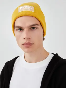 کلاه بافت مردانه  زرد  ال سی وایکیکی