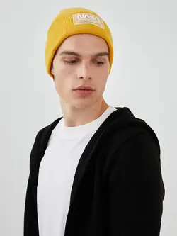 کلاه بافت مردانه  زرد  ال سی وایکیکی