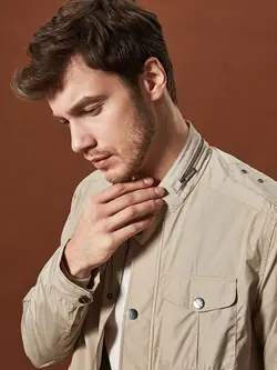 کاپشن مردانه  بژ  ال سی وایکیکی