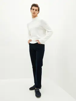 شلوار کتان و پارچه ای مردانه  آبی تیره  ال سی وایکیکی