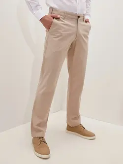 شلوار کتان و پارچه ای مردانه  بژ  ال سی وایکیکی