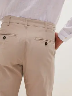 شلوار کتان و پارچه ای مردانه  بژ  ال سی وایکیکی