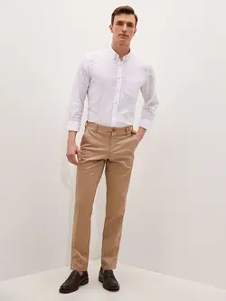 شلوار کتان و پارچه ای مردانه  بژ  ال سی وایکیکی