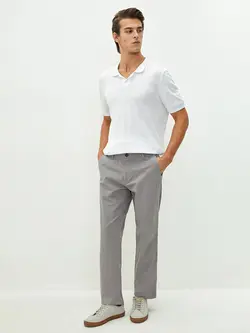 شلوار کتان و پارچه ای مردانه  خاکستری  ال سی وایکیکی