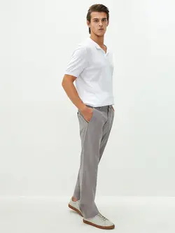 شلوار کتان و پارچه ای مردانه  خاکستری  ال سی وایکیکی