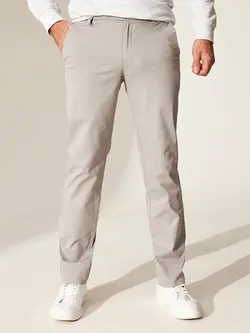 شلوار کتان و پارچه ای مردانه خاکستری ال سی وایکیکی