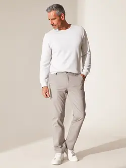 شلوار کتان و پارچه ای مردانه خاکستری ال سی وایکیکی