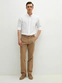 شلوار کتان و پارچه ای مردانه  بژ  ال سی وایکیکی