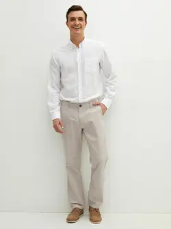 شلوار کتان و پارچه ای مردانه  خاکستری روشن  ال سی وایکیکی