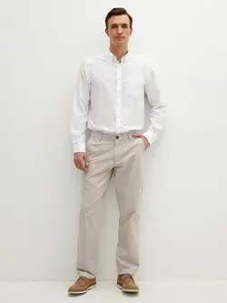 شلوار کتان و پارچه ای مردانه  خاکستری روشن  ال سی وایکیکی