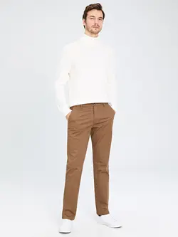 شلوار کتان و پارچه ای مردانه  قهوه ای روشن  ال سی وایکیکی