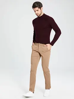 شلوار کتان و پارچه ای مردانه  بژ  ال سی وایکیکی