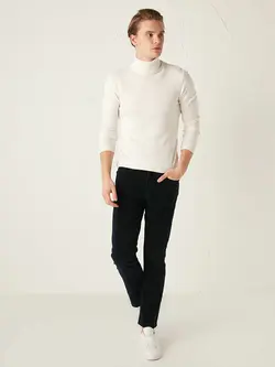 شلوار کتان و پارچه ای مردانه  آبی تیره  ال سی وایکیکی