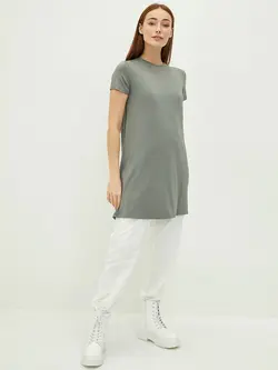 تونیک زنانه  خاکستری  ال سی وایکیکی