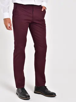 شلوار کتان و پارچه ای مردانه  بنفش تیره  ال سی وایکیکی