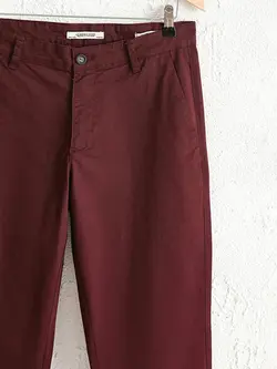 شلوار کتان و پارچه ای مردانه  بنفش تیره  ال سی وایکیکی