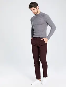 شلوار کتان و پارچه ای مردانه  بنفش تیره  ال سی وایکیکی