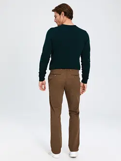 شلوار کتان و پارچه ای مردانه  قهوه ای  ال سی وایکیکی