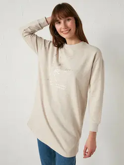 تونیک زنانه  بژ ملانژ  ال سی وایکیکی