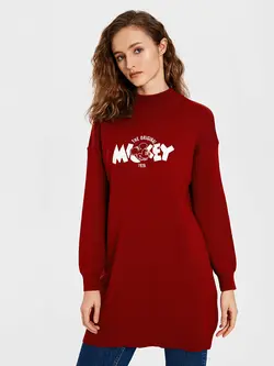 تونیک زنانه  قرمز  ال سی وایکیکی