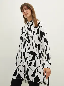 تونیک زنانه  سفید تیره  ال سی وایکیکی