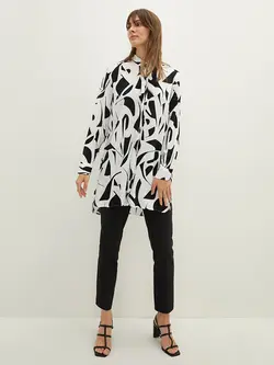 تونیک زنانه  سفید تیره  ال سی وایکیکی