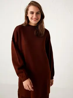 تونیک زنانه  قهوه ای تیره  ال سی وایکیکی