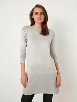 تونیک زنانه  خاکستری روشن  ال سی وایکیکی