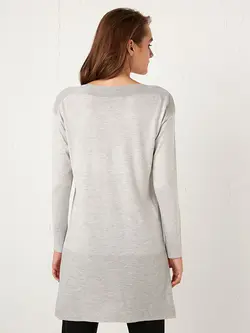 تونیک زنانه  خاکستری روشن  ال سی وایکیکی