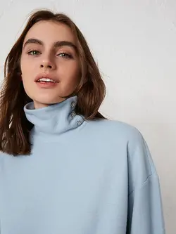 تونیک زنانه آبی سی وایکیکی ال سی وایکیکی