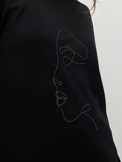 تونیک زنانه  مشکی  ال سی وایکیکی