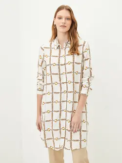 تونیک زنانه  سفید تیره  ال سی وایکیکی