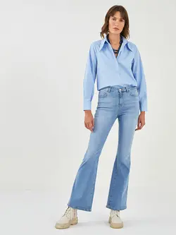 تونیک زنانه آبی ال سی وایکیکی