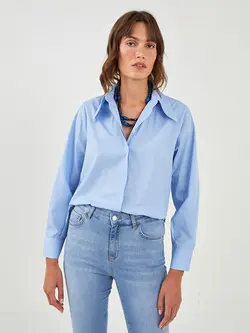 تونیک زنانه آبی ال سی وایکیکی