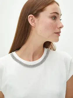 تونیک زنانه  سفید تیره  ال سی وایکیکی