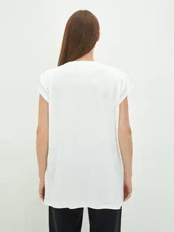 تونیک زنانه  سفید تیره  ال سی وایکیکی