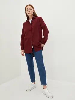 تونیک زنانه  زرشکی  ال سی وایکیکی