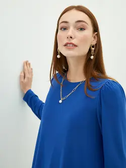 تونیک زنانه  آبی  ال سی وایکیکی