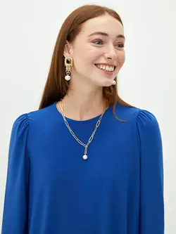 تونیک زنانه  آبی  ال سی وایکیکی