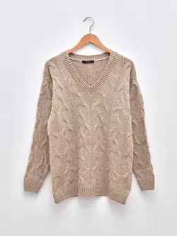 تونیک زنانه  بژ ملانژ  ال سی وایکیکی