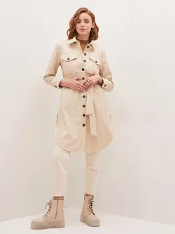 تونیک زنانه  سفید تیره  ال سی وایکیکی