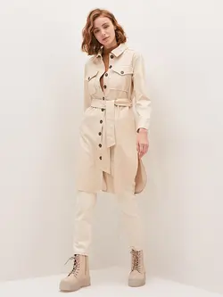 تونیک زنانه  سفید تیره  ال سی وایکیکی