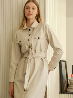 تونیک زنانه  سفید تیره  ال سی وایکیکی