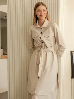 تونیک زنانه  سفید تیره  ال سی وایکیکی