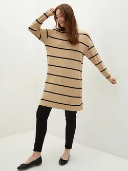 تونیک زنانه  نوار بژ  ال سی وایکیکی