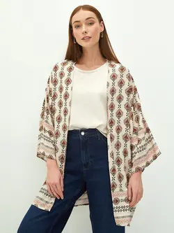 تونیک زنانه  بژ چاپ شده است  ال سی وایکیکی