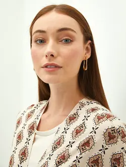 تونیک زنانه  بژ چاپ شده است  ال سی وایکیکی