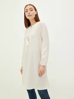 تونیک زنانه  نوار بژ  ال سی وایکیکی